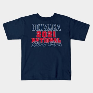 Gonzaga 2o21 final four Kids T-Shirt